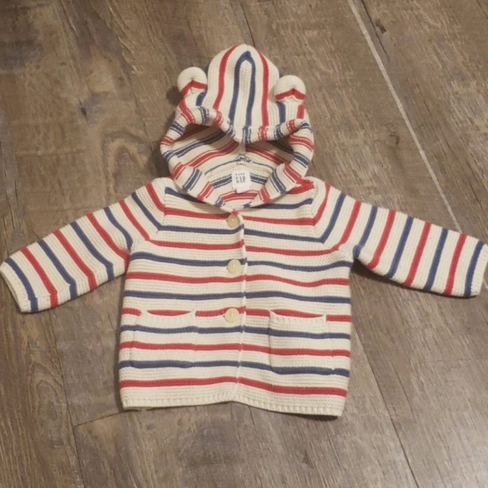 Baby brannan bear sweater(candy cane style colors)